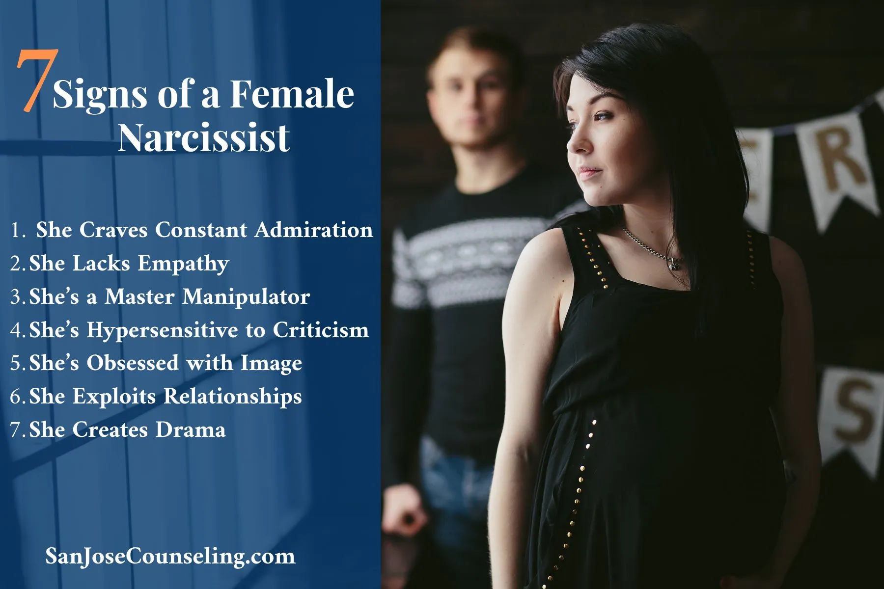 7 Signs of a Female Narcissist