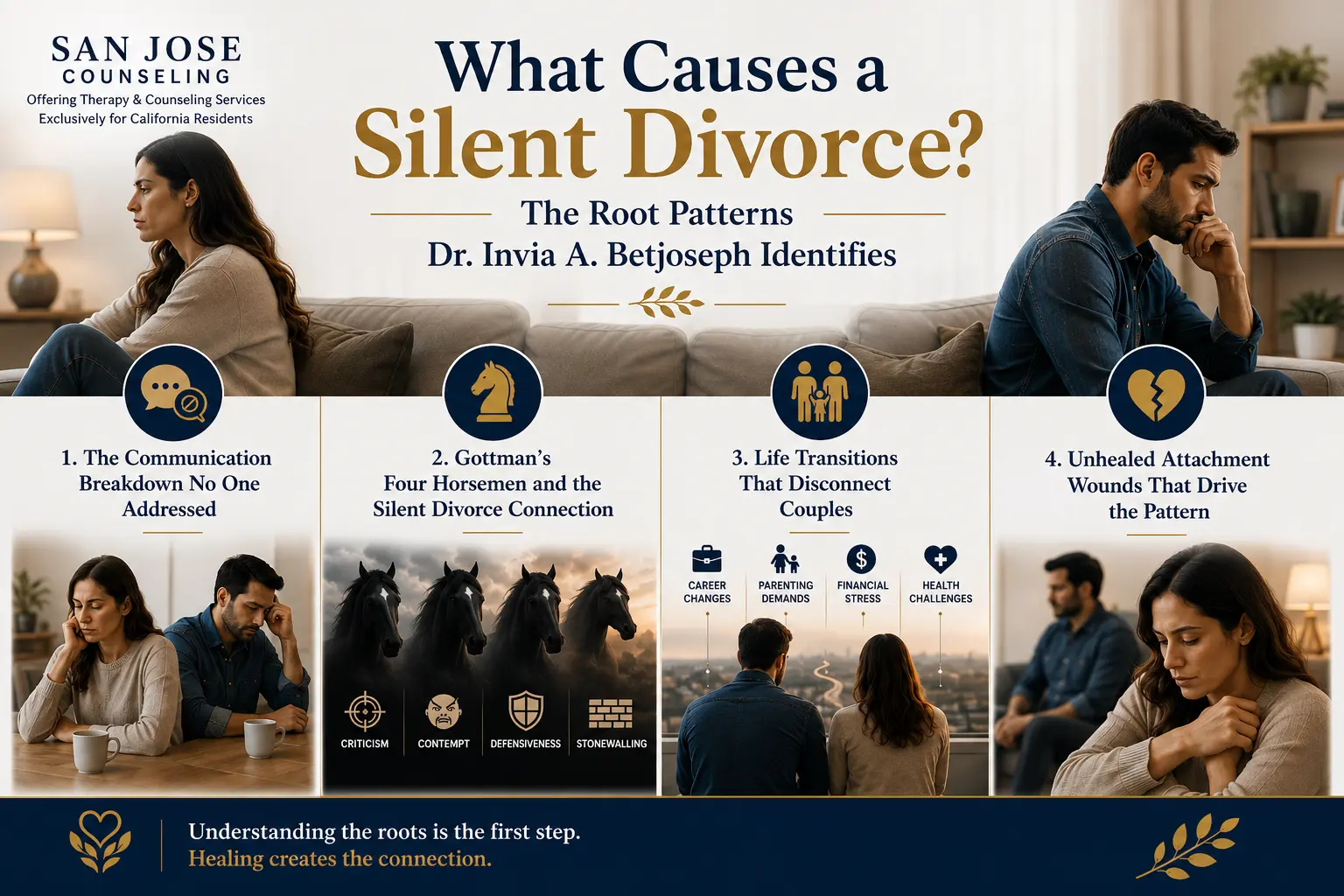 What Causes a Silent Divorce? The Root Patterns Dr. Invia A. Betjoseph Identifies